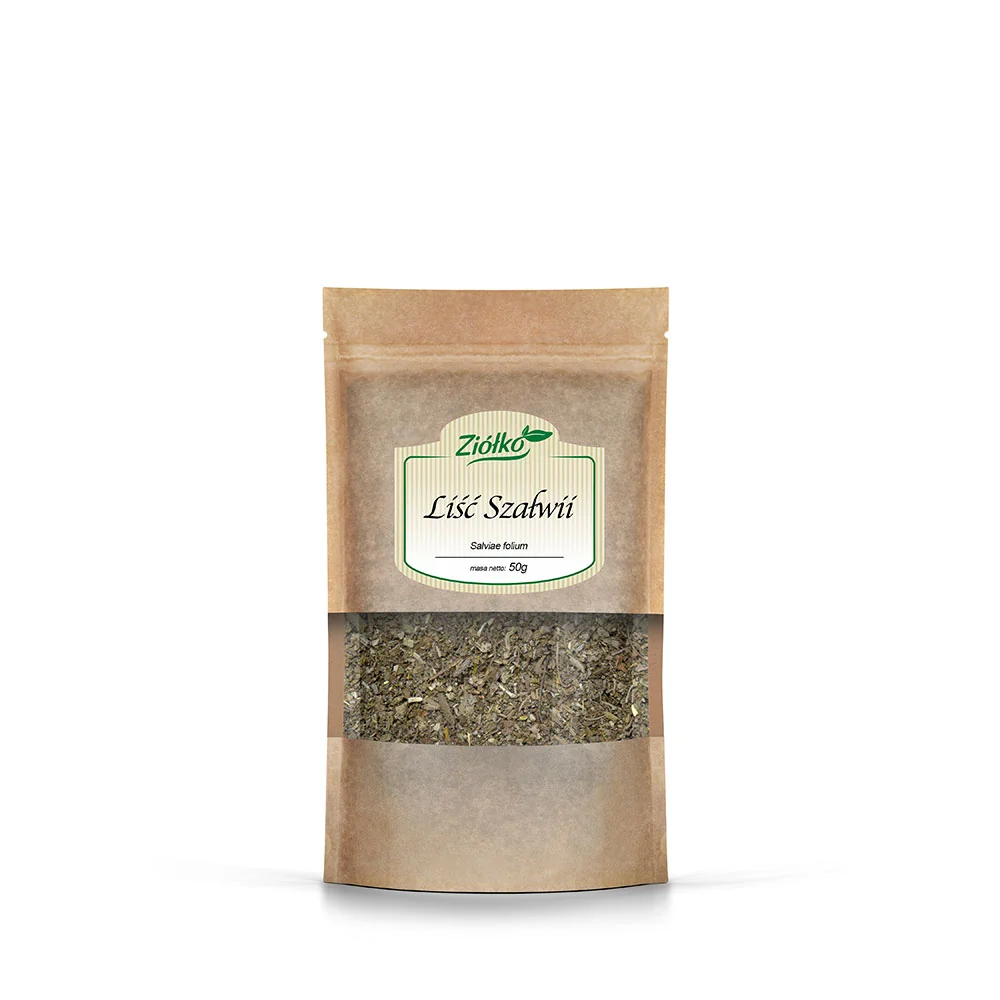 Ziółko szałwia lekarska, liść, 50 g