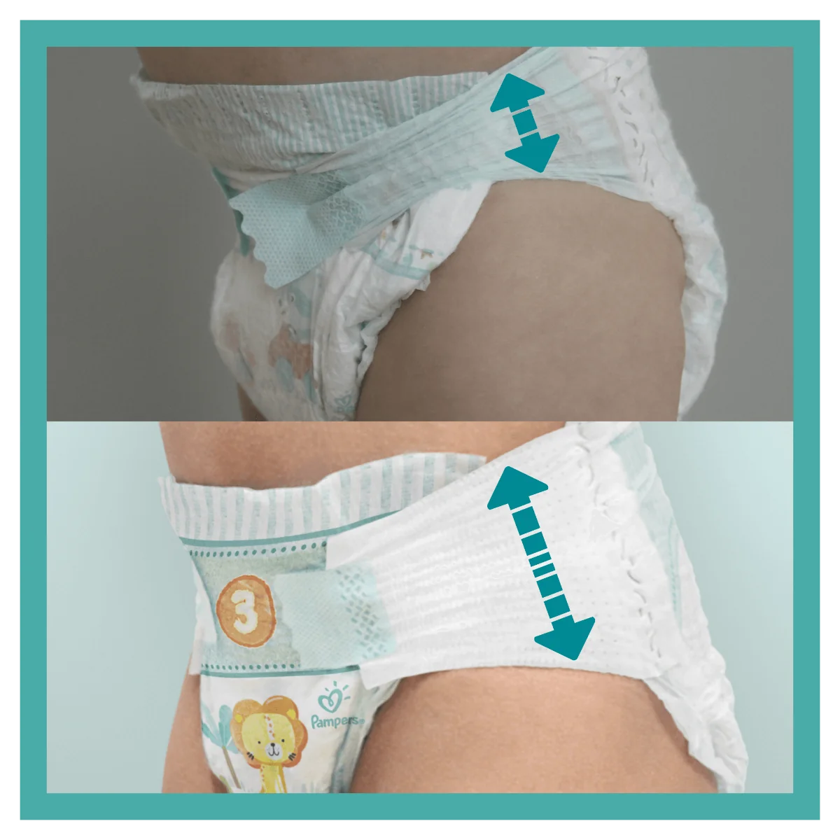 Pampers Active Baby pieluchy, rozmiar 3, 208 szt.