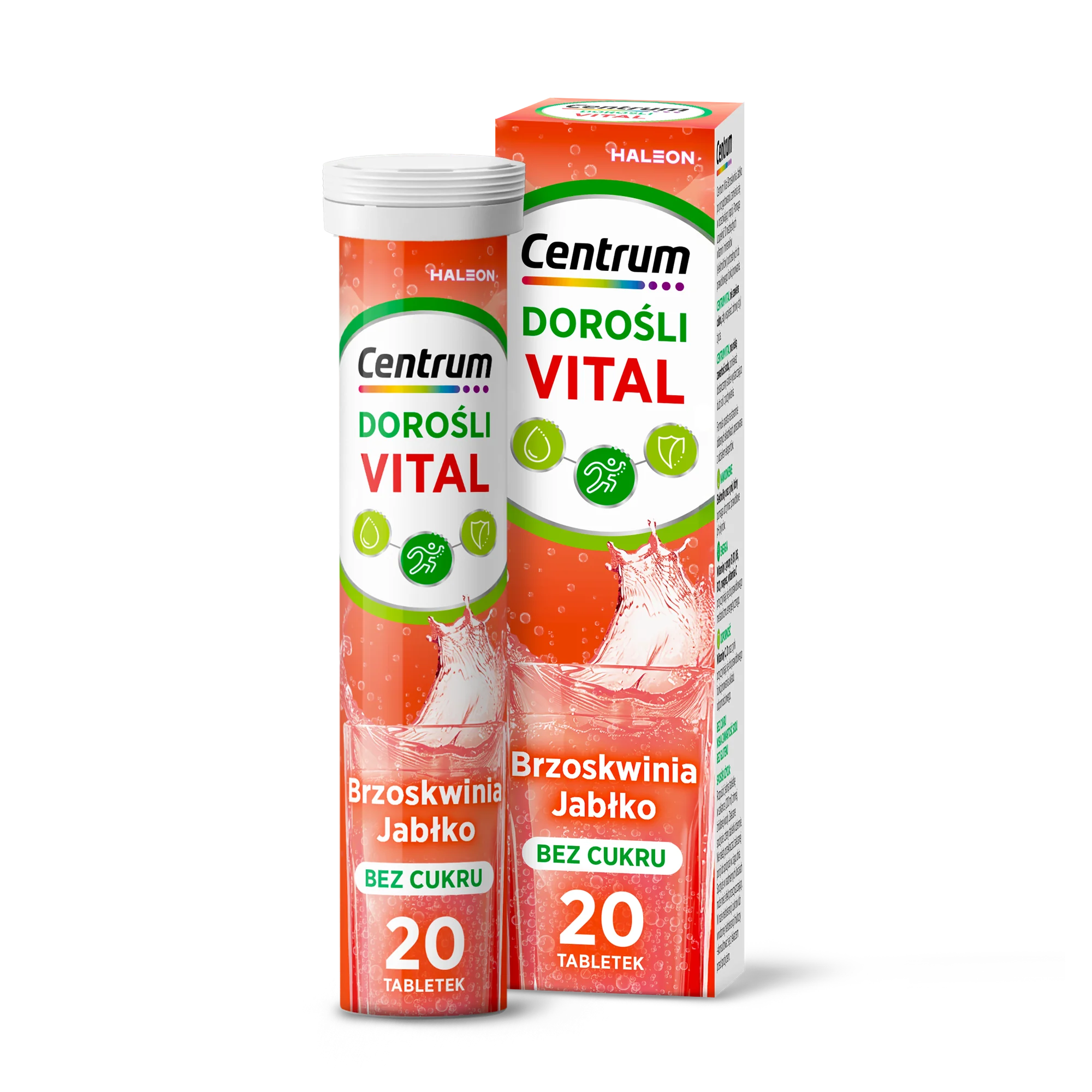 Centrum Vital Dorośli 20 tabletek musujących