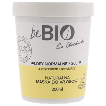beBIO Ewa Chodakowska naturalna maska do włosów normalnych / suchych, 200 ml 