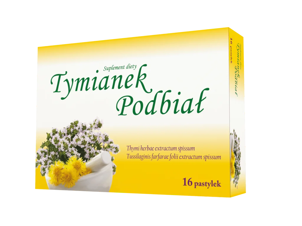 Nord Farm Tymianek i Podbiał 16 pastylek do ssania