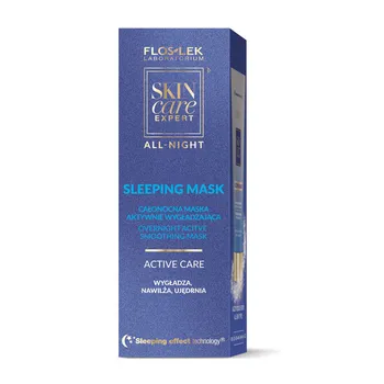 Flos-Lek Skin Care Expert All-Night, Sleeping Mask, całonocna maska aktywnie wygładzająca, 75 ml 