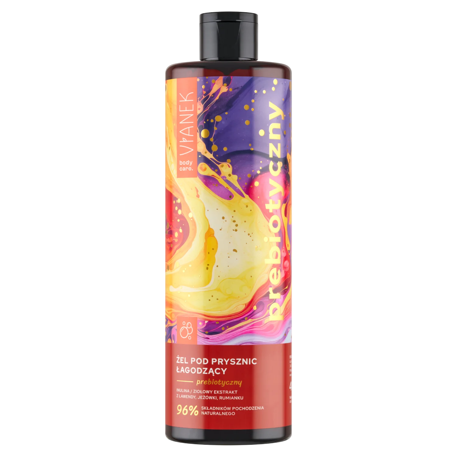 Vianek prebiotyczny żel pod prysznic łagodzący, 400 ml