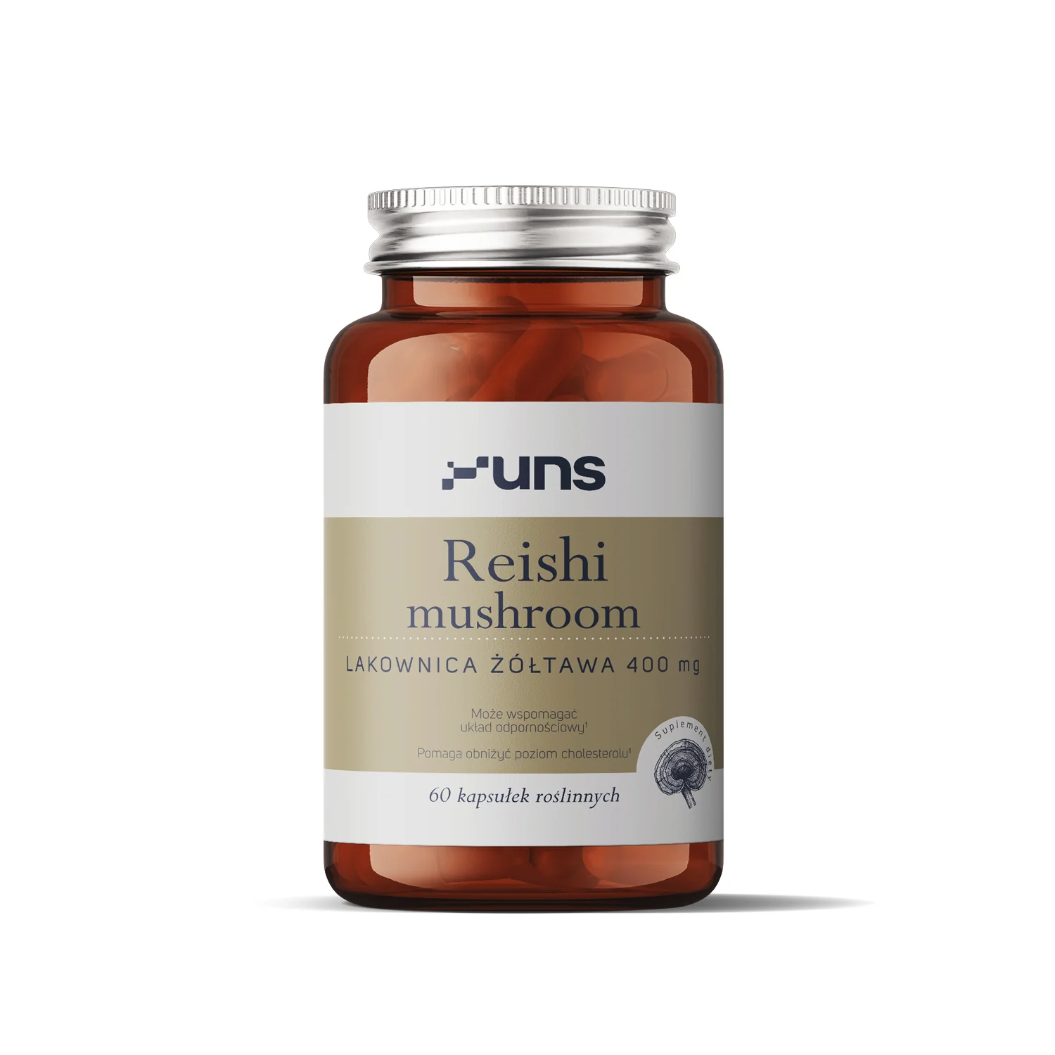 UNS Reishi mushroom 60 kapsułek wege