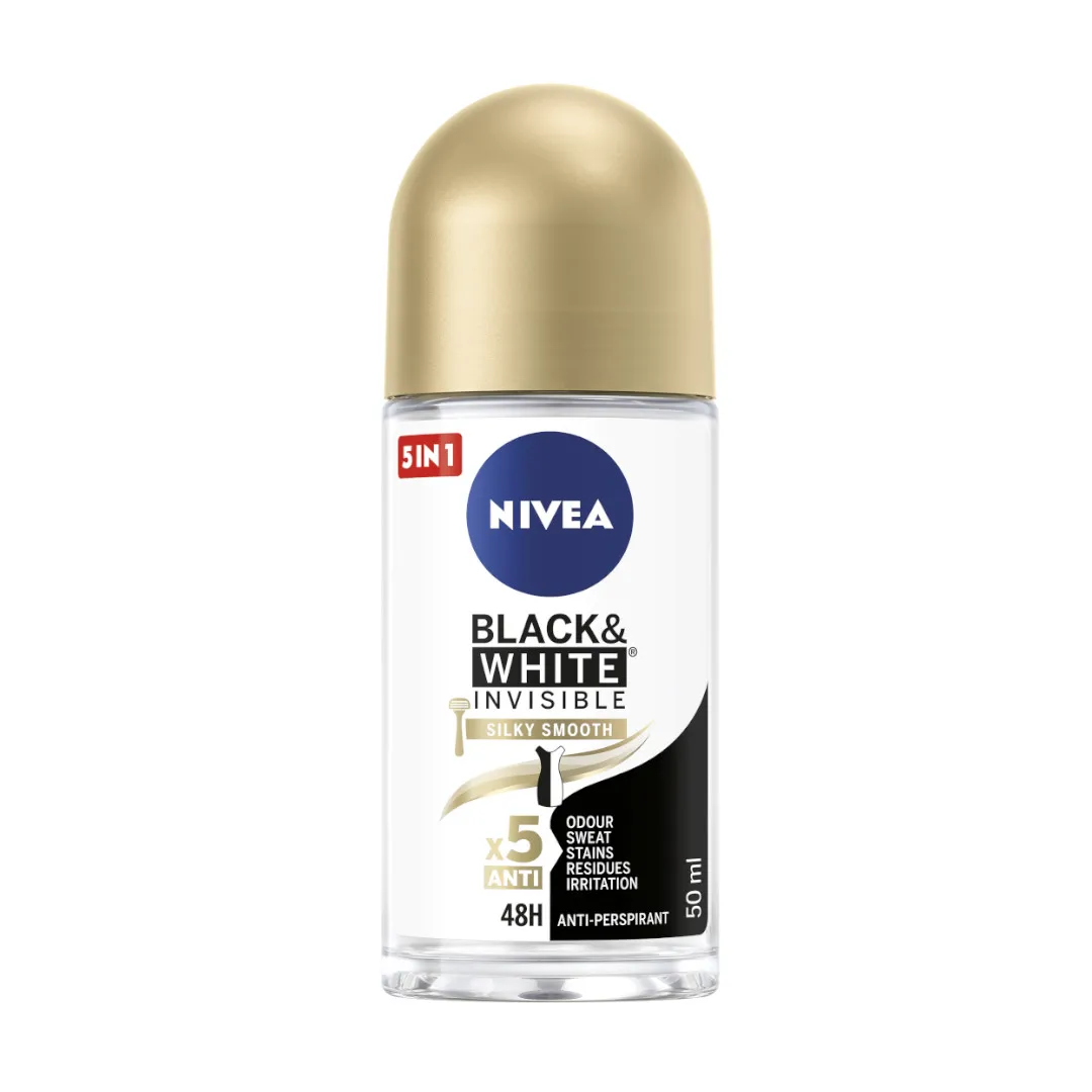 Nivea Invisible Silky Smooth antyperspirant w kulce, 50 ml