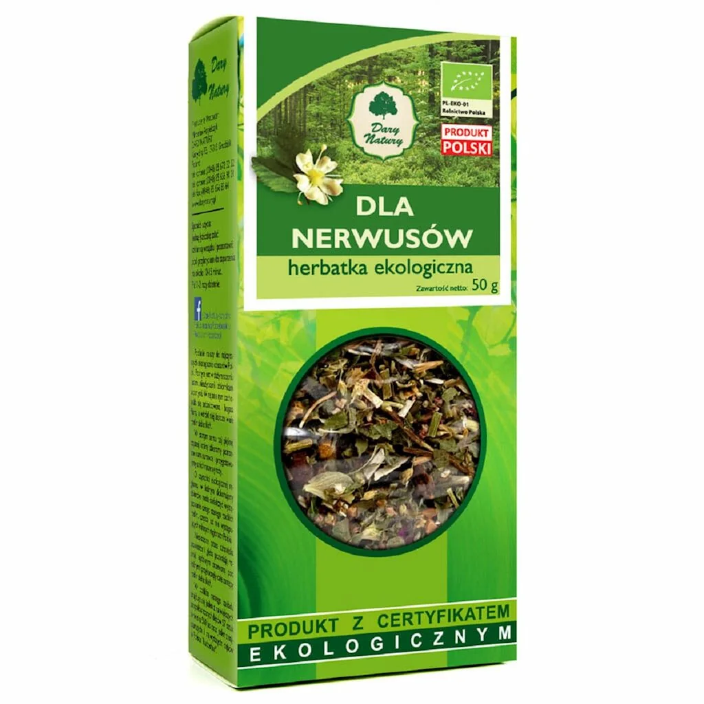 Dary Natury Herbatka Dla Nerwusów herbatka ekologiczna, 50 g
