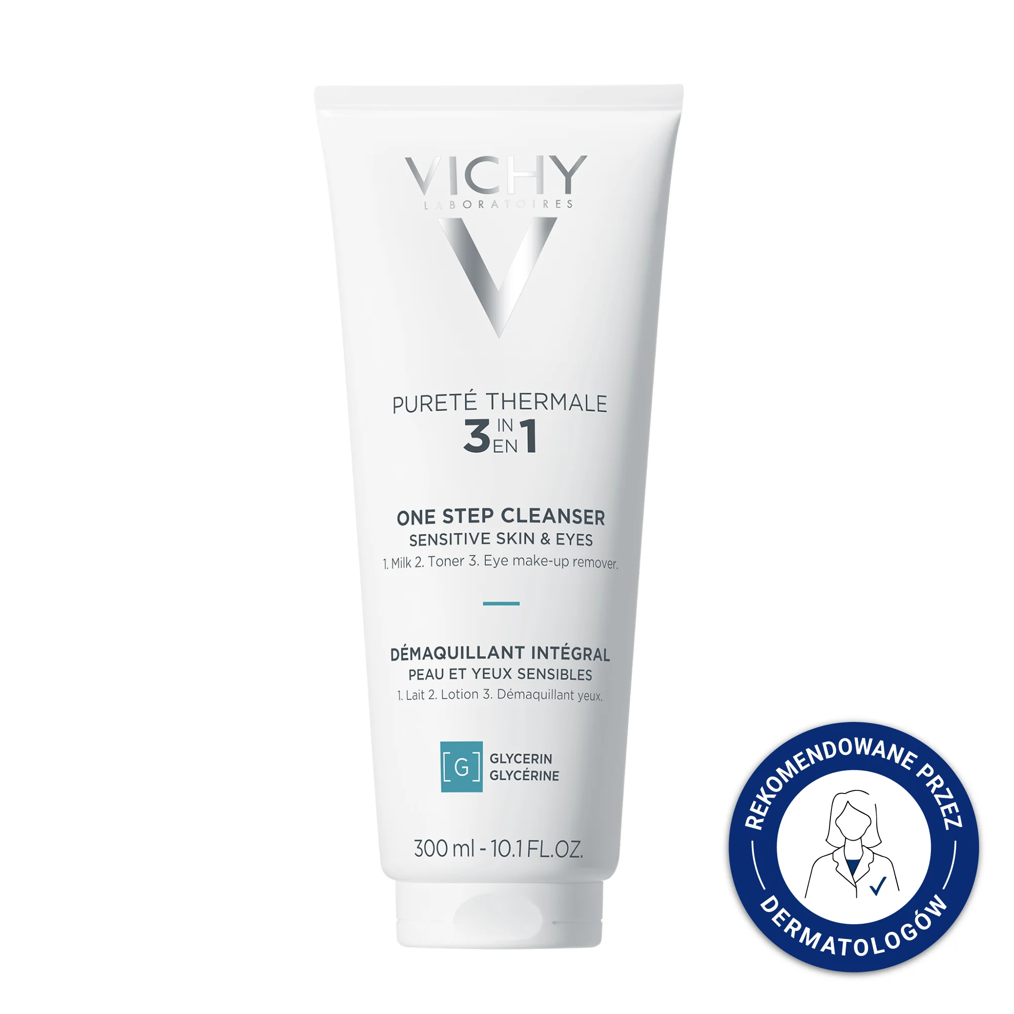 Vichy Laboratoires Purete Thermale 3 w 1 preparat do demakijażu twarzy i oczu, 300 ml