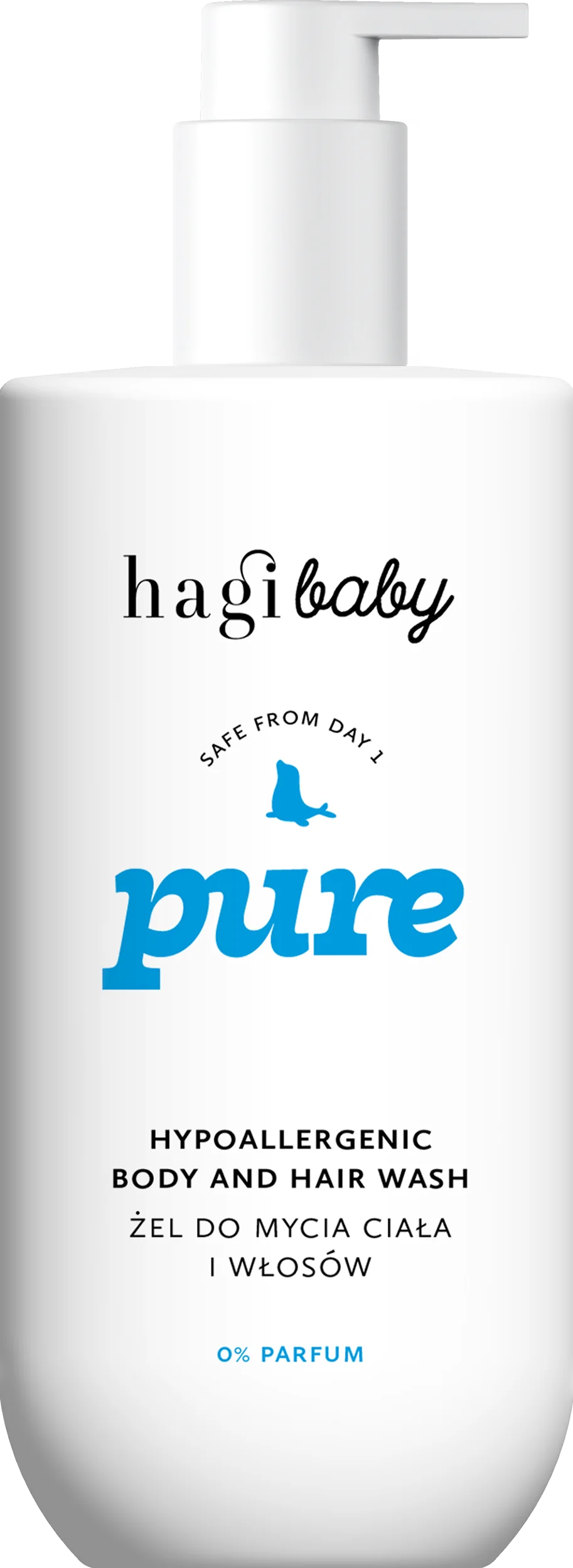 Hagi Baby Pure hipoalergiczny żel do mycia ciała i włosów dla dzieci, 300 ml