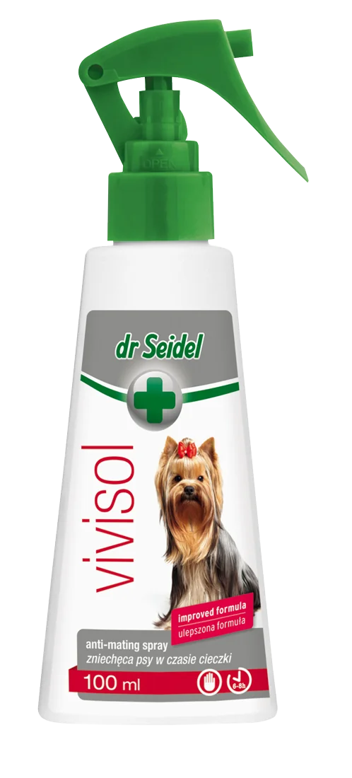 dr Seidel Vivisol repelent dla suk w okresie cieczki, 100 ml