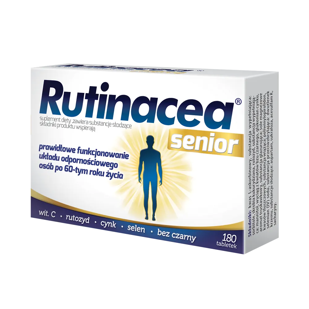 Rutinacea Senior, suplemsnt diety, 180 tabletek