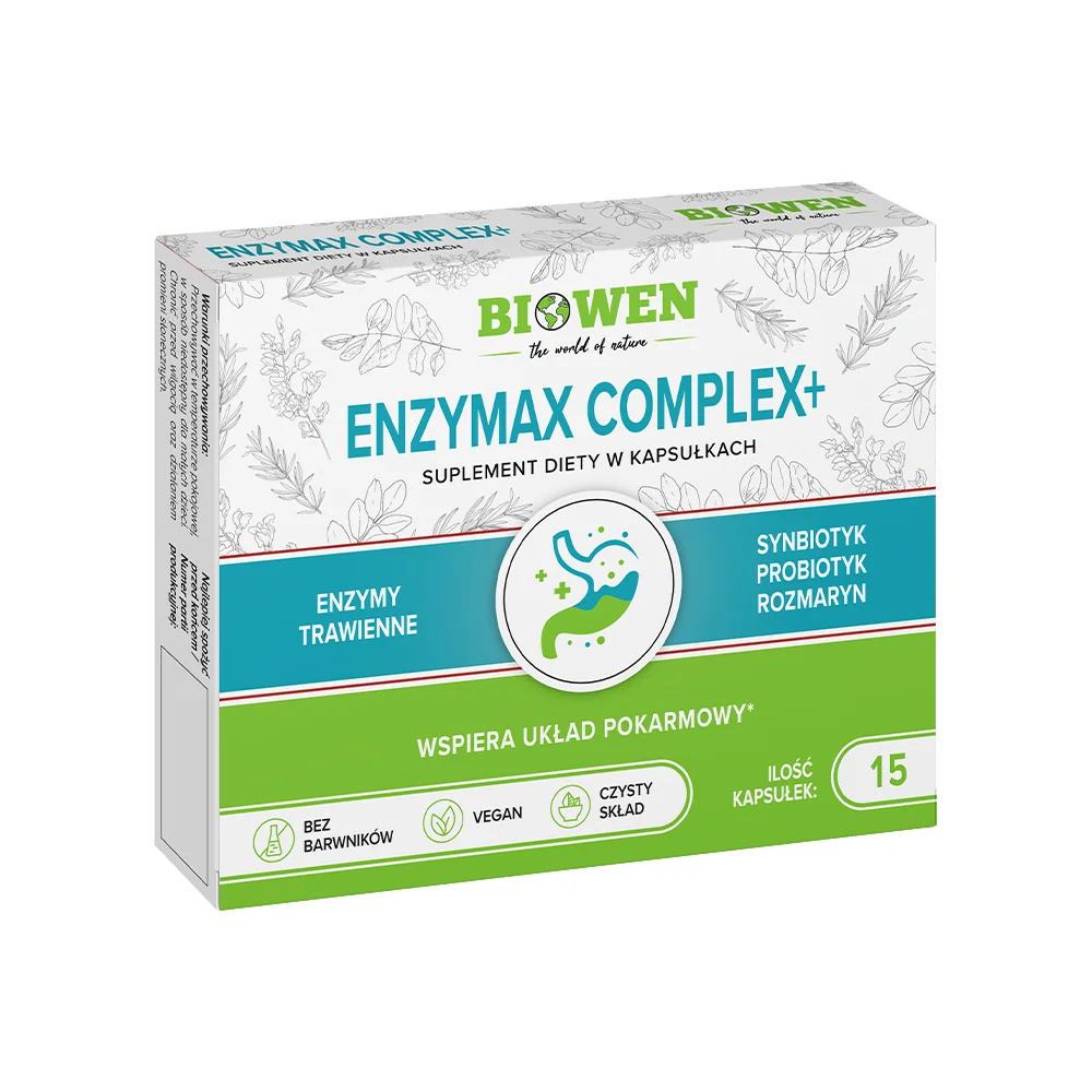 BIOWEN Enzymax Complex+ 15 kapsułek
