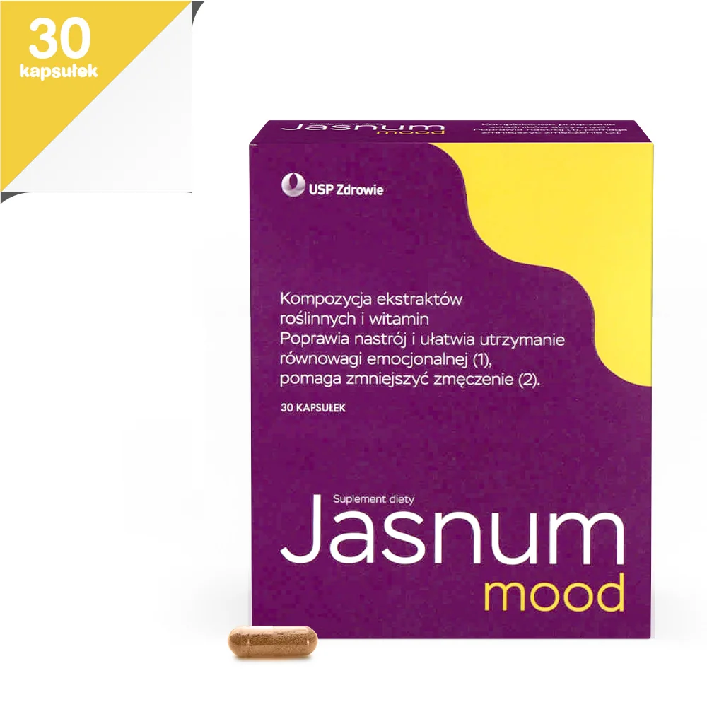 Jasnum Mood suplement diety, 30 kapsułek