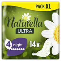 Naturella Ultra Night podpaski ze skrzydełkami, 14 szt.