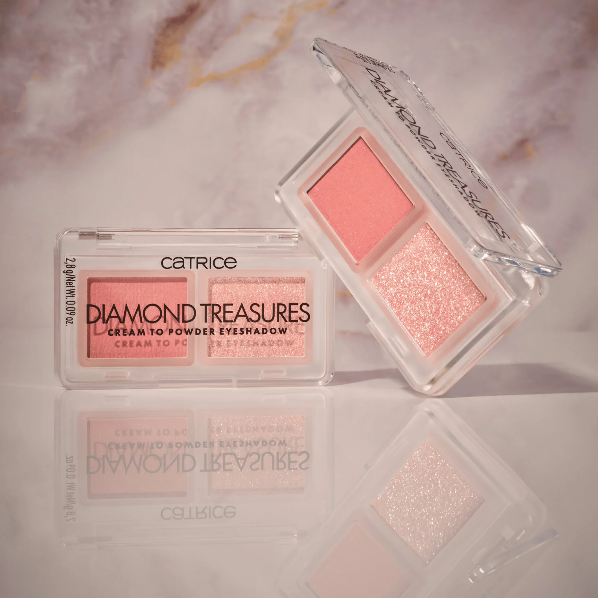 CATRICE Diamond Treasures Cream to Powder Eyeshadow cień do powiek 020 Fairy Dust, 2,8 g