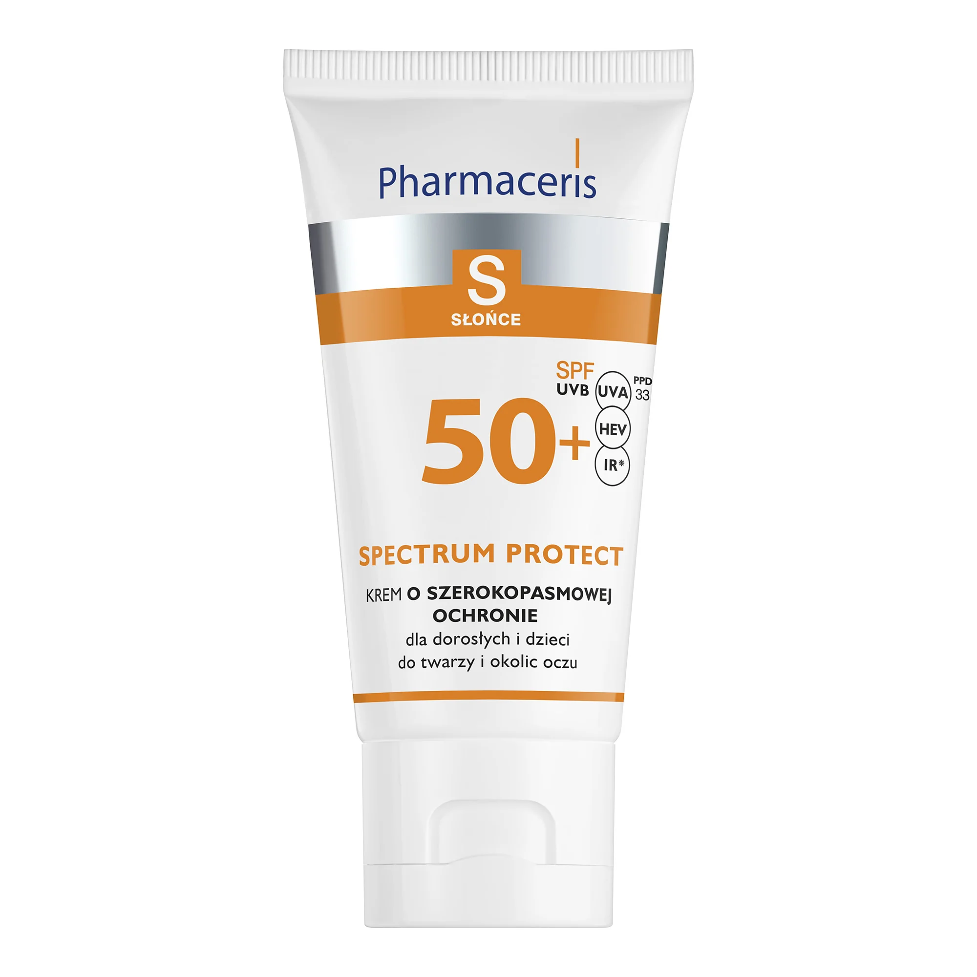 Pharmaceris S Spectrum Protect krem o szerokopasmowej ochronie przed słońcem, SPF 50+, 50 ml