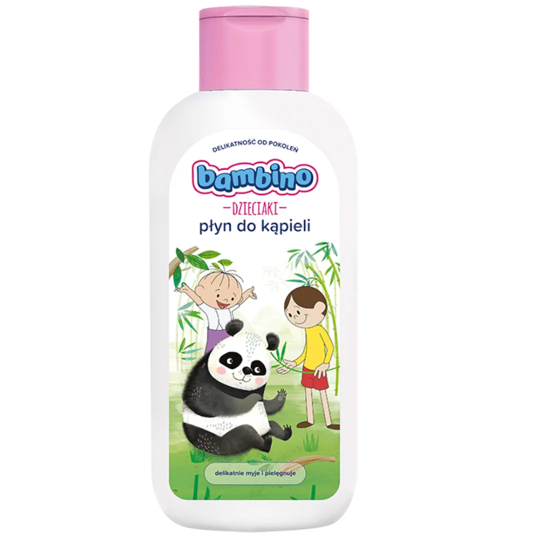 Bambino Dzieciaki Płyn do kąpieli dla dzieci panda, 400 ml