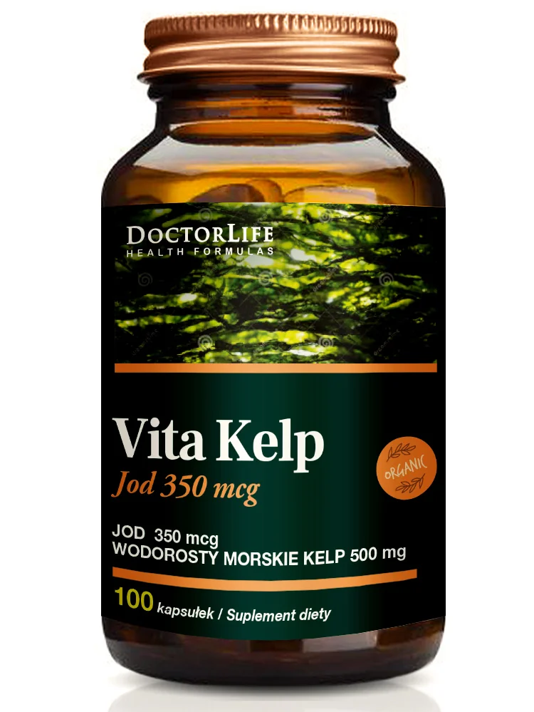 Doctor Life Vita Kelp organiczny jod, 100 kapsułek