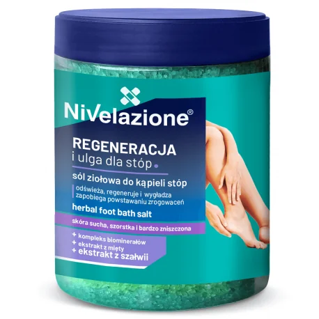 Nivelazione sól ziołowa do kąpieli stóp, 600 g