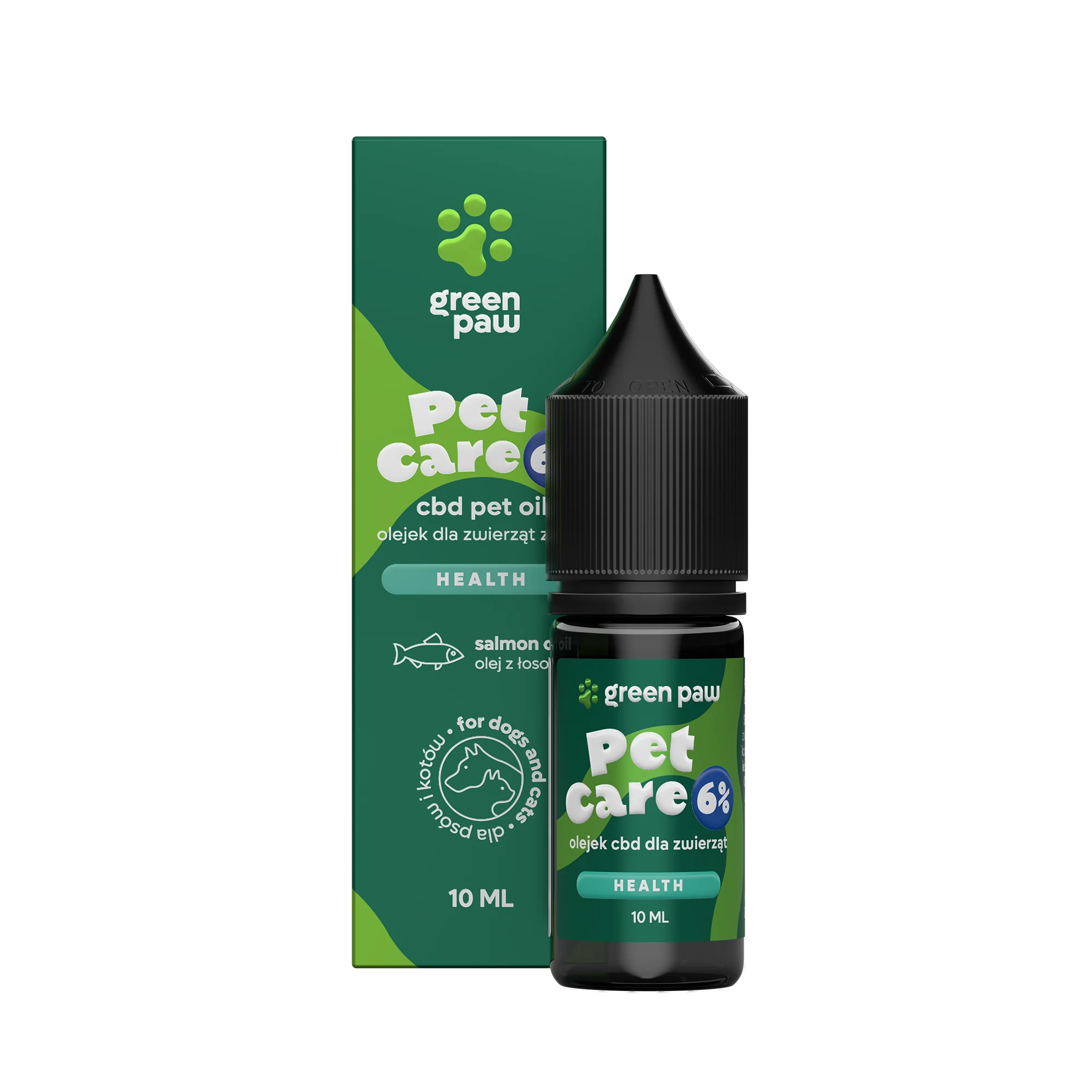 Green Paw Pet Care olejek CBD 6% dla zwierząt, 10 ml