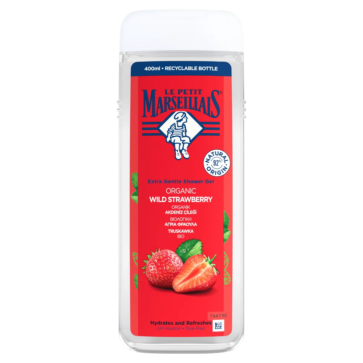 Le Petit Marseillais żel pod prysznic Truskawka, 400 ml