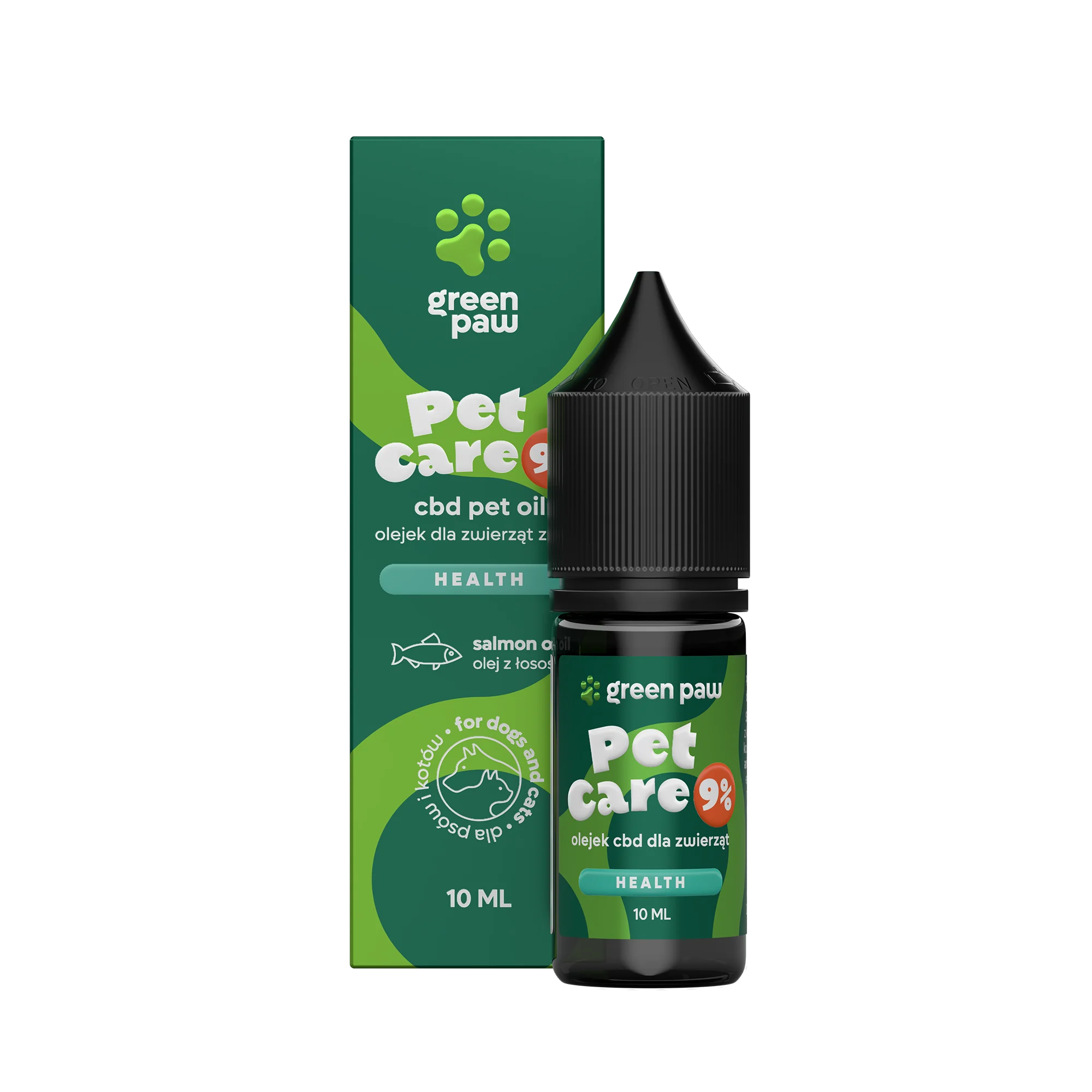 Green Paw Pet Care olejek CBD 9% dla zwierząt, 10 ml