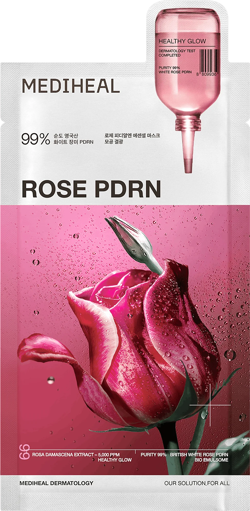 Mediheal Rose PDRN Healthy Glow maska do twarzy, 24 ml