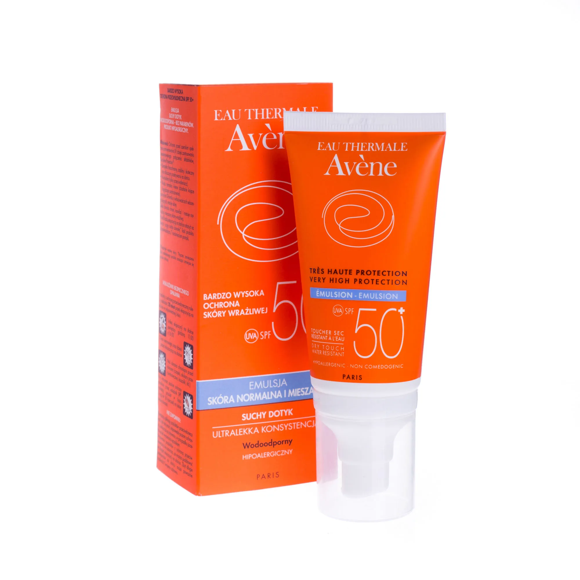 Avene, emulsja z bardzo wysoką ochroną przeciwsłoneczną, SPF 50+, 50 ml 