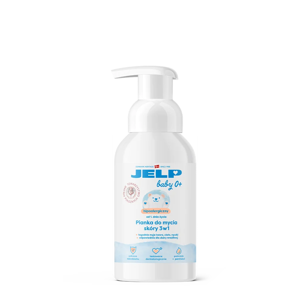 JELP Baby 0+ pianka oczyszczająca, 250 ml