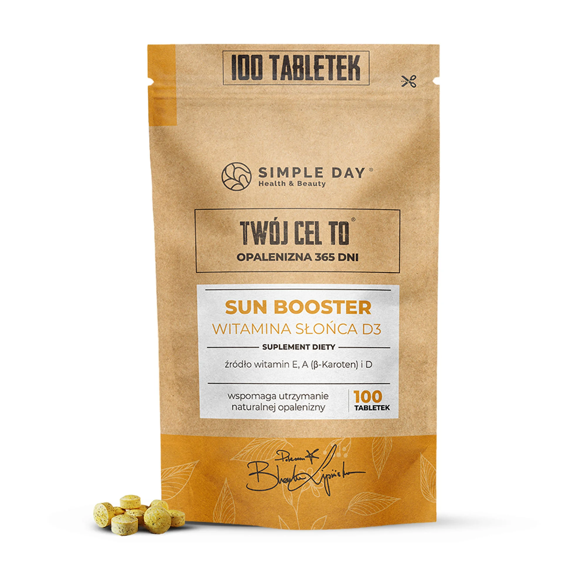 Twój cel to: Opalenizna 365 dni - Sun Booster 100 tabletek