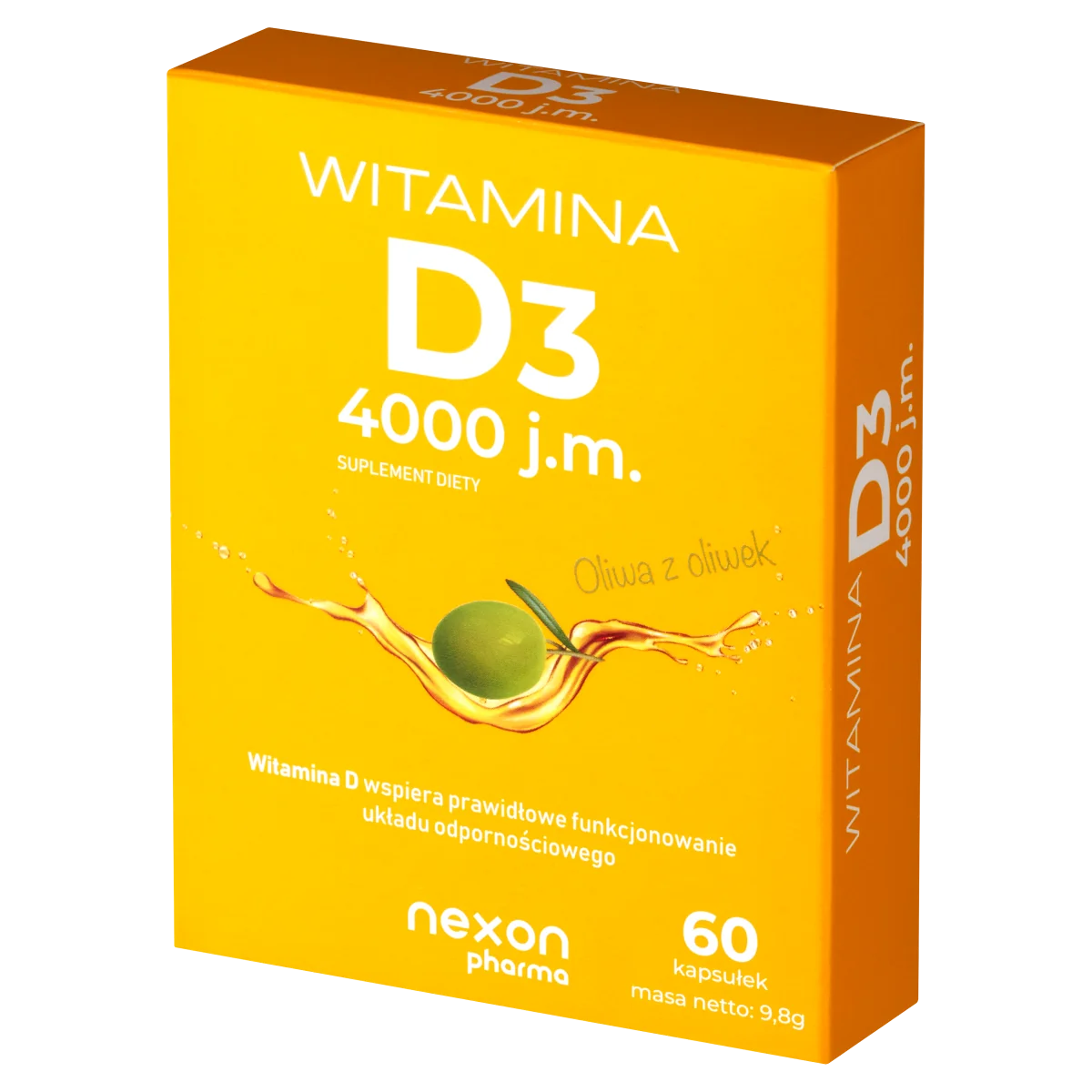 Witamina D3 4000 j.m. 60 kapsułek