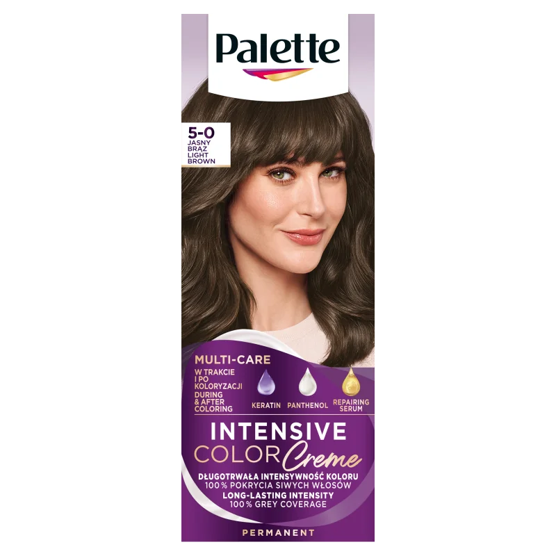 Schwarzkopf Palette Intensive Color Creme farba do włosów N4 jasny brąz, 1 szt.