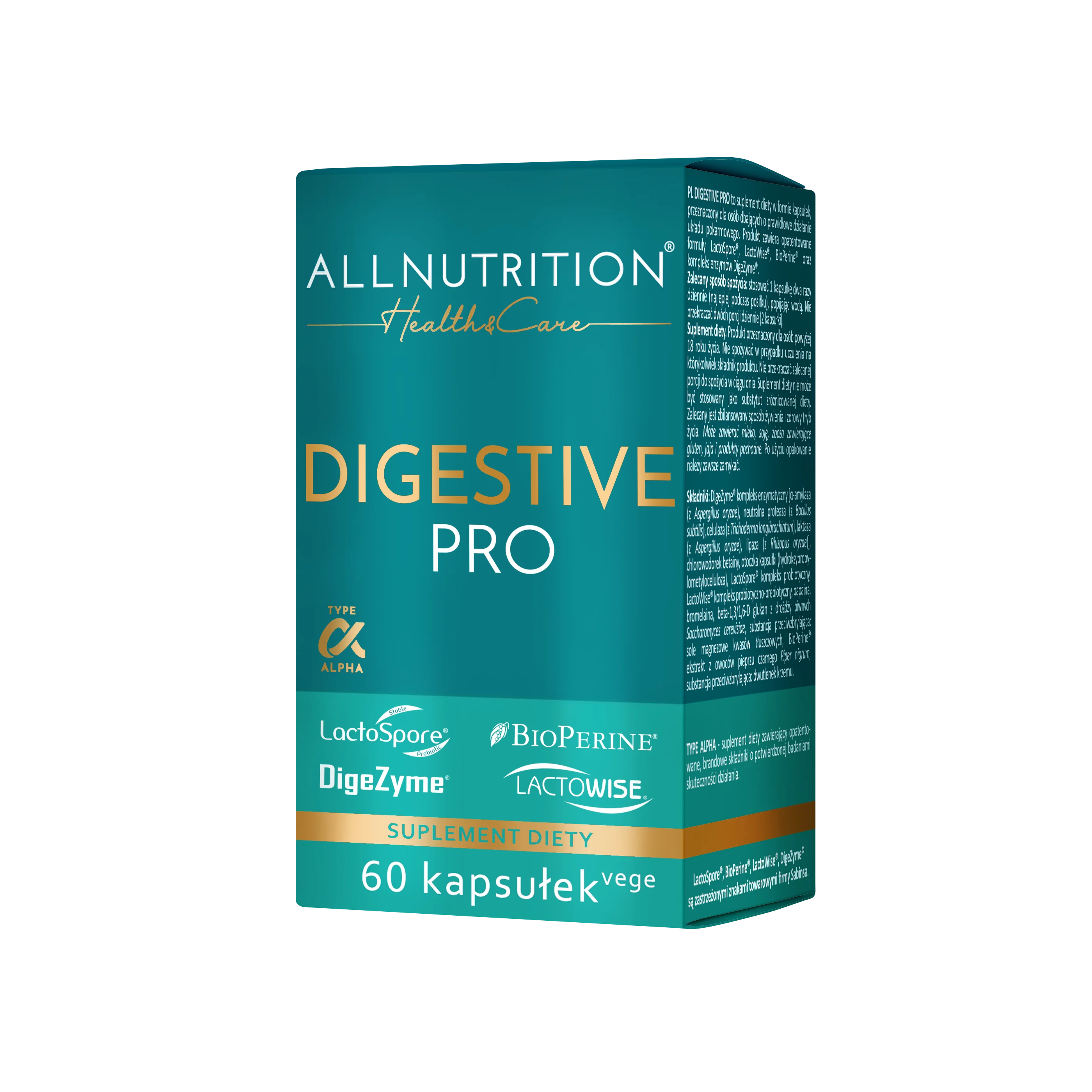 Allnutrition Health & Care Digestive Pro 60 kapsułek