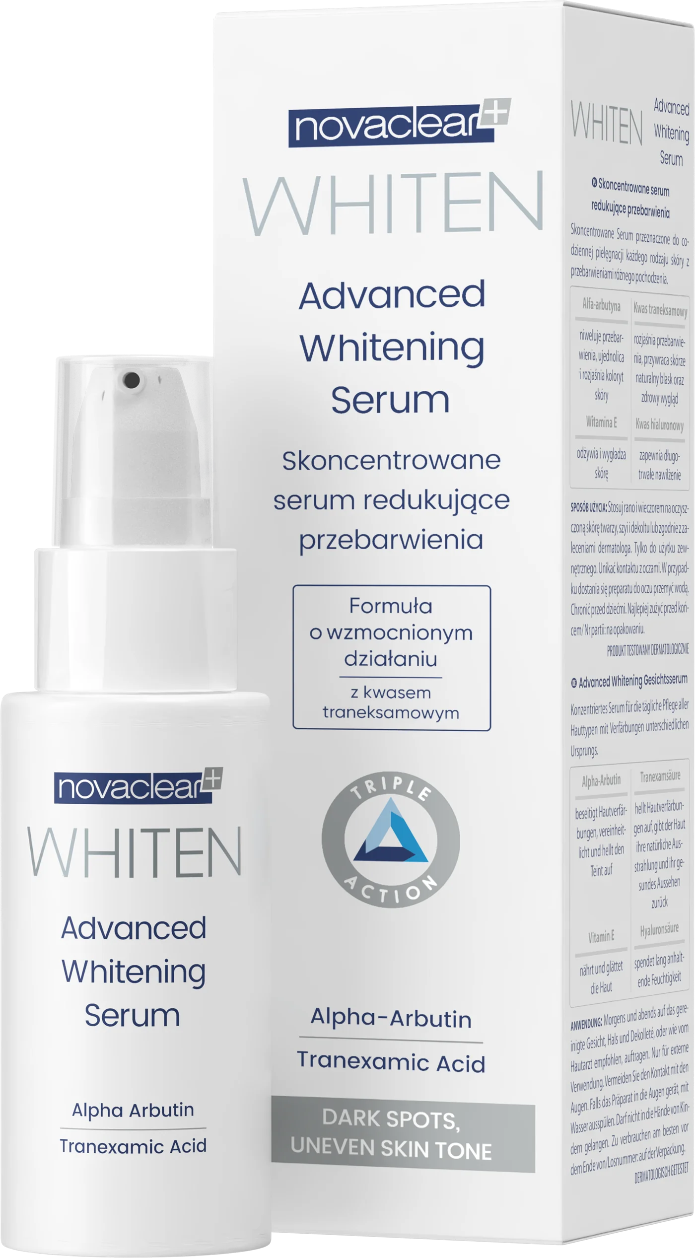Equalan Novaclear Whiten Whitening Advance Serum serum wybielające, 30 ml
