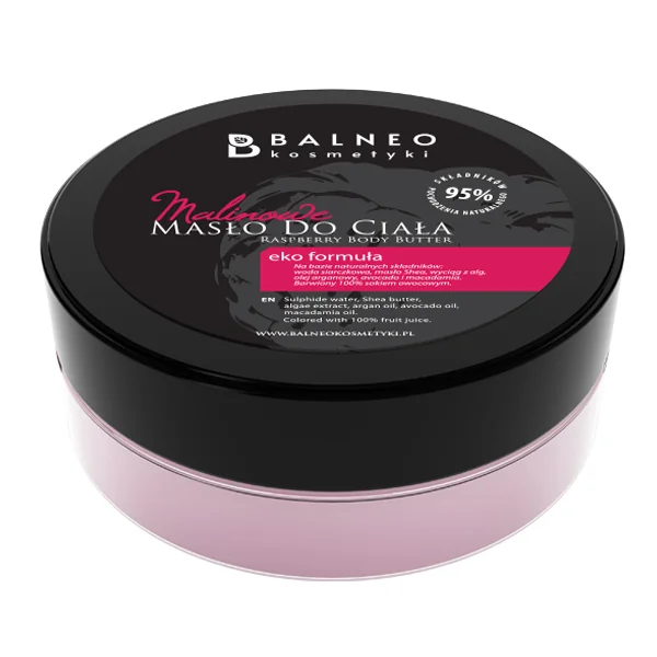 Balneokosmetyki masło do ciała malinowe, 230 ml