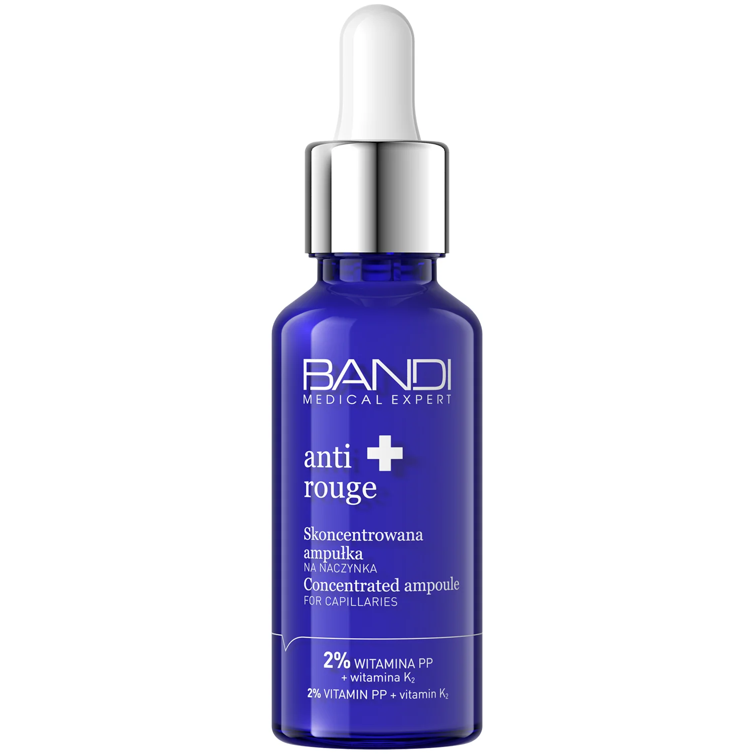 Medical Expert Anti-Rouge Skoncentrowana Ampułka Na Naczynka 2% Witamina Pp + Witamina K, 30 ml