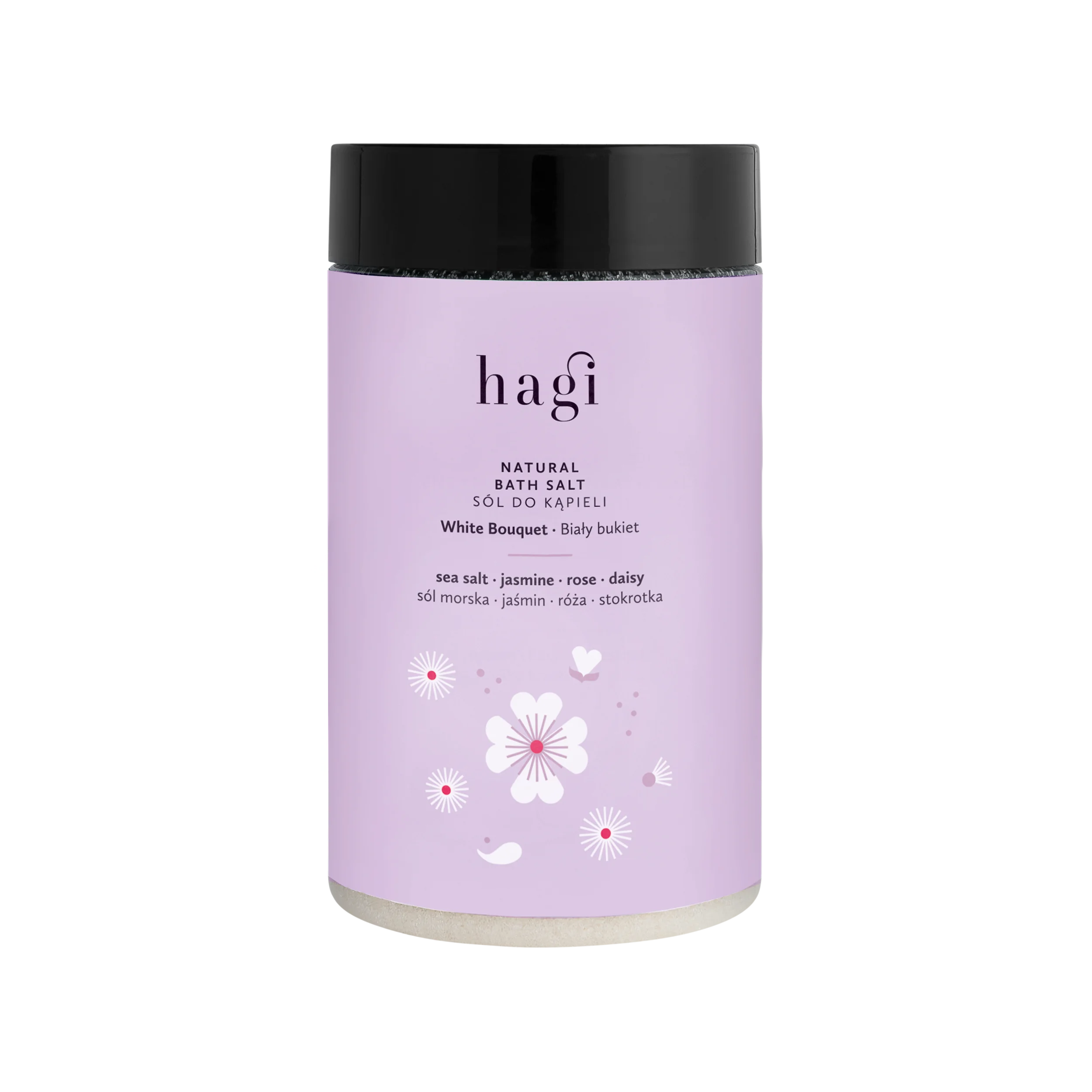Hagi Biały Bukiet sól do kąpieli, 480 g