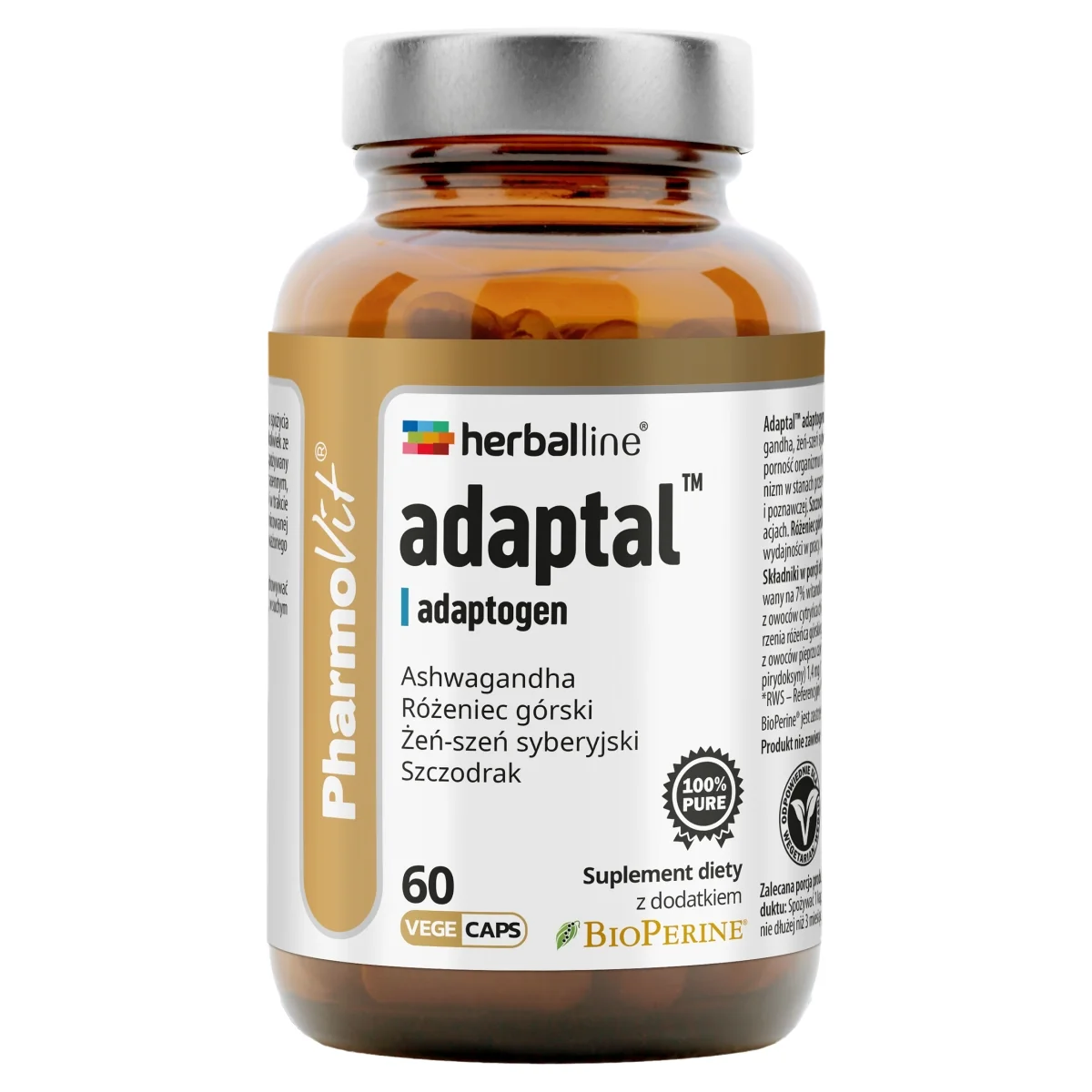 Pharmovit Adaptal Adaptogen 60 kapsułek