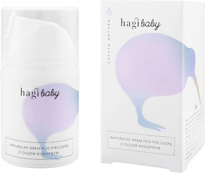 Hagi Baby naturalny krem pod pieluszkę z olejem konopnym Hagi Baby naturalny krem pod pieluszkę z olejem konopnym