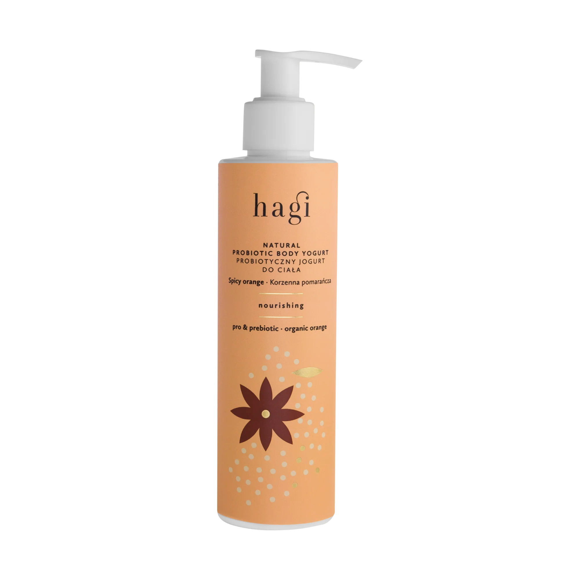 Hagi Korzenna Pomarańcza probiotyczny jogurt do ciała, 200 ml