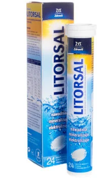 Zdrovit Litorsal smak cytrynowo-miętowy, 24 tabletki musujące Zdrovit Litorsal smak cytrynowo-miętowy, 24 tabletki musujące
