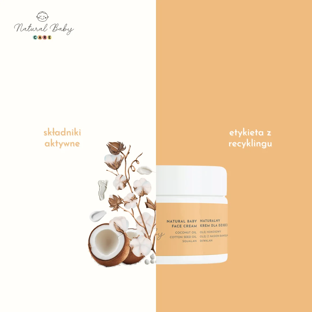 Natural Baby Care Naturalny krem do twarzy dla dzieci 50 ml