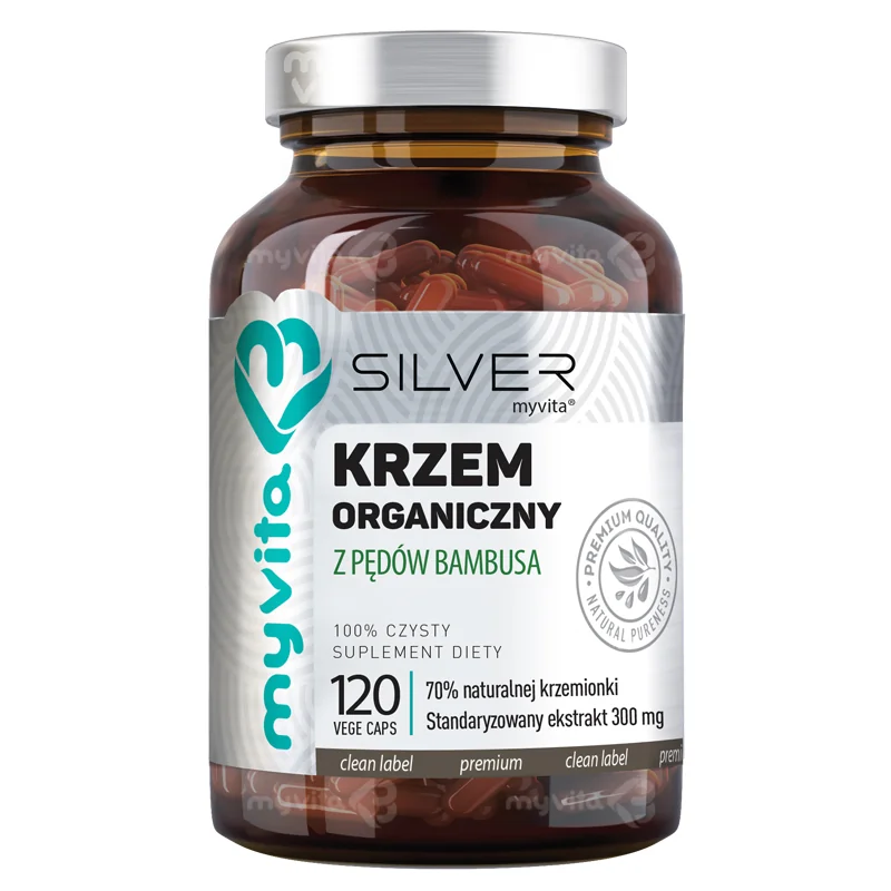 MyVita Silver Krzem organiczny z pędów bambusa 120 kapsułek