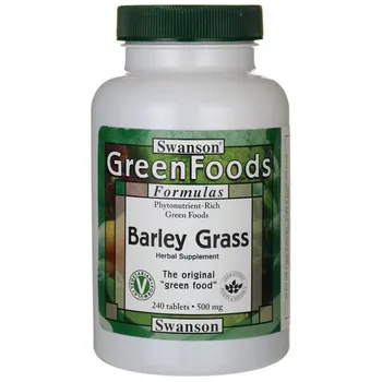 Swanson Green Foods Barley Grass, suplement diety, 240 tabletek 