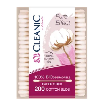 Cleanic Pure Effect, patyczki higieniczne, 200 sztuk 