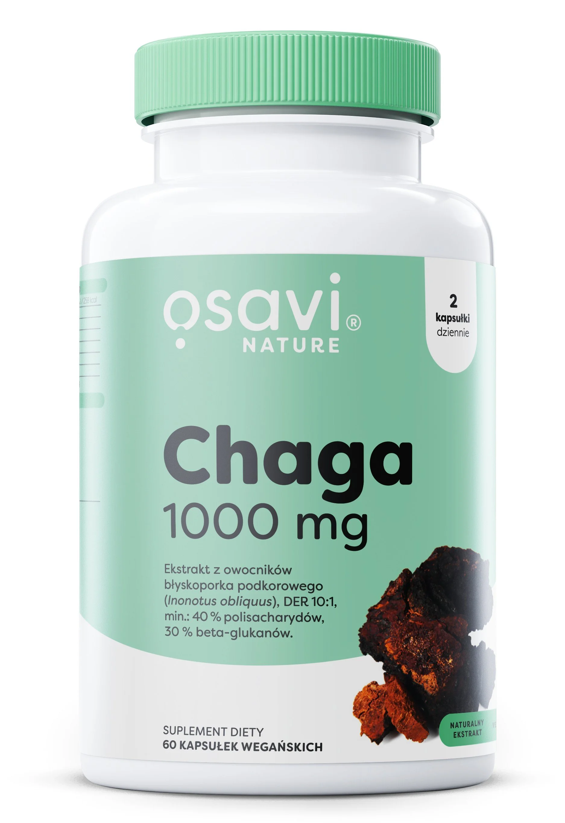 Osavi Chaga 60 kapsułek wegańskich
