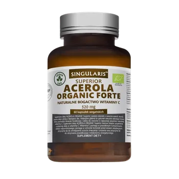 Singularis Superior Acerola Organic Forte, suplement diety, 60 kapsułek 