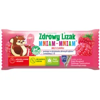 Zdrowy Lizak Mniam-Mniam o smaku malinowym suplement diety, 1 sztuka