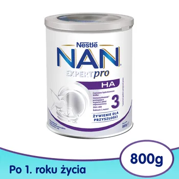 Nestle Nan Expert Pro HA 3, mleko modyfikowane dla dzieci powyżej 1. roku, 800 g 