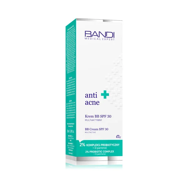 Bandi Medical Expert Anti Acne krem BB SPF 30 multiaktywny, 50 ml