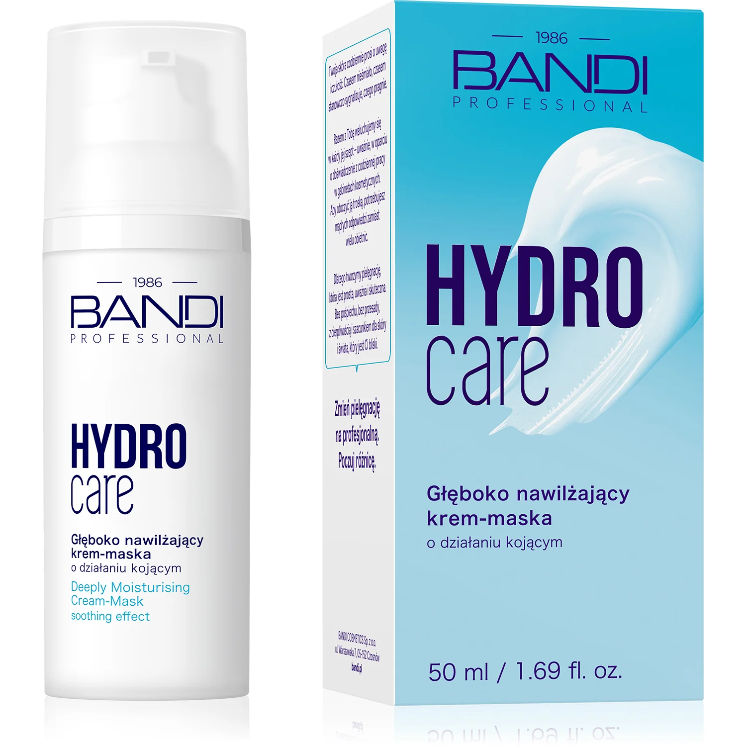 BANDI Hydro Care głęboko nawilżający krem-maska, 50 ml